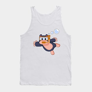 Mole Diver Snorkel Diving Tank Top